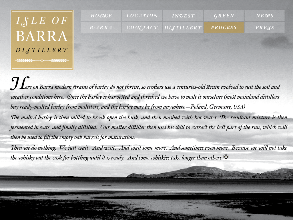 Barra Single Malt Whisky